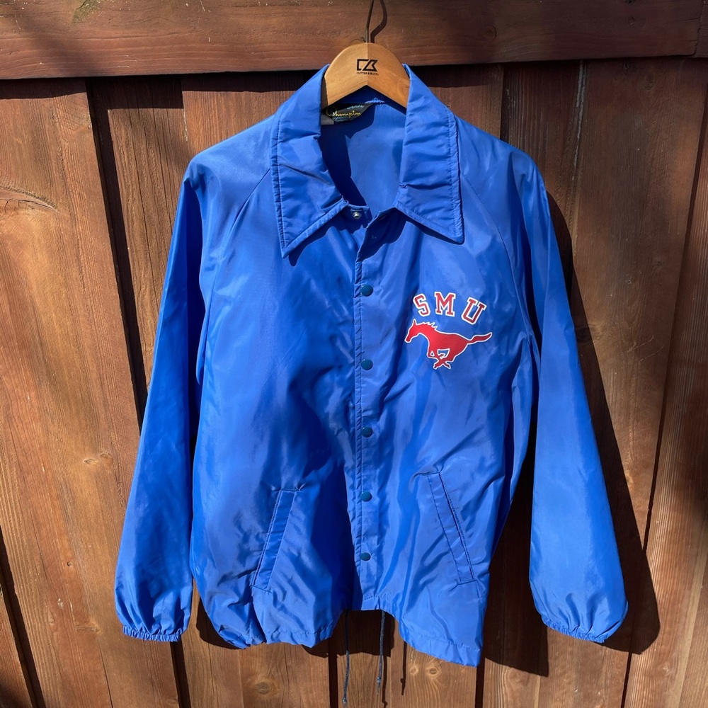 Vintage smu windbreaker southern Methodist univ